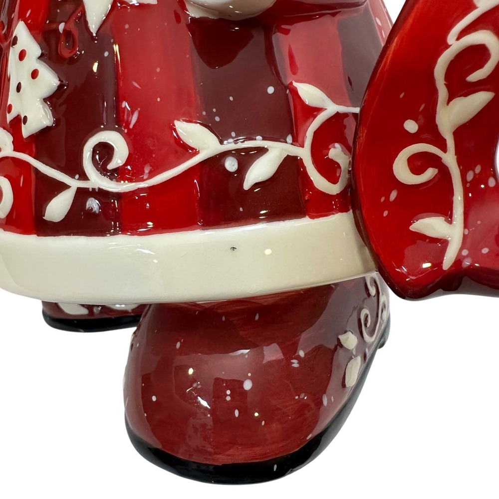 Bella Casa by Ganz Santa Claus Ceramic Christmas Pitcher 8.5" Holiday Decor - Picture 12 of 16